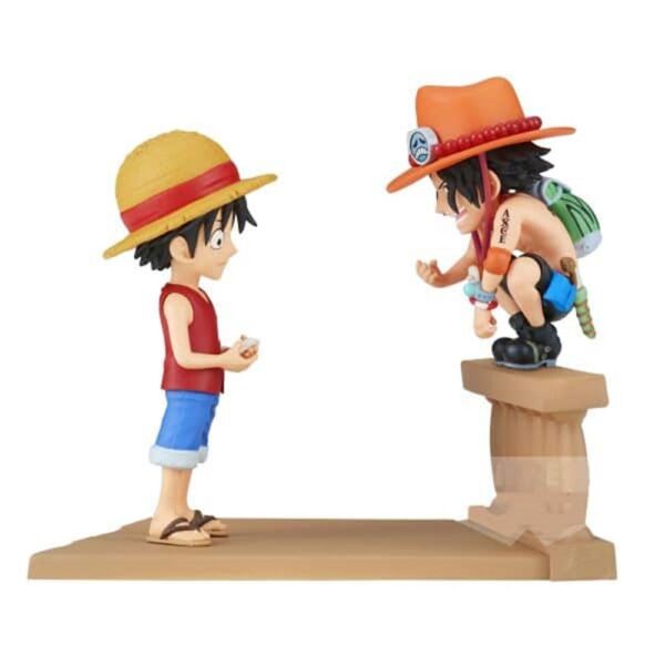 4983164894752 | P/N: BP89475P | Cod. Artículo: DSP0000025045 Figura banpresto one piece world collectable log stories luffy y ace 8cm