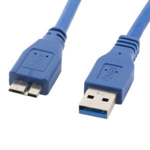 5901969413847 | P/N: CA-US3M-10CC-0005-B | Cod. Artículo: DSP0000001178 Cable usb lanberg 3.0 macho - micro usb macho 0.5m azul