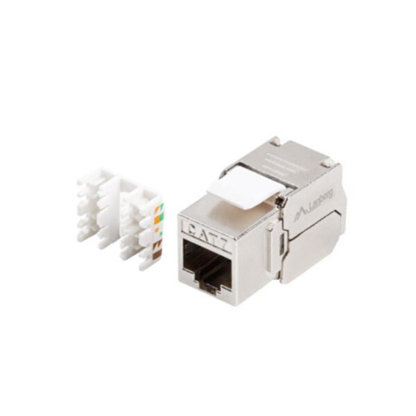 5901969428360 | P/N: KSF7-2000 | Cod. Artículo: DSP0000012837 Conector keystone lanberg cat.7 ftp rj45 180º toolless