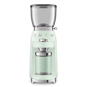 8017709283032 SMEG COFFEE GRINDER 50'STYLE PASTEL GREEN CGF01PGEU 139