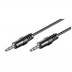 8056045877017 | P/N: EC1605 | Cod. Artículo: EW-220101-015-N-P Cable audio ewent jack 3.5 macho macho 1.5 metros negro