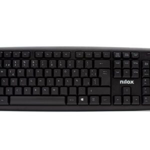 8436556146145 | P/N: NXKBE000002 | Cod. Artículo: DSP0000006990 Teclado nilox usb negro