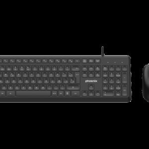 8436583239278 | P/N: CC101 | Cod. Artículo: DSP0000027032 Phoenix combo teclado + ratón con cable usb 1200dpi