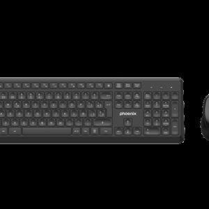 8436583239285 | P/N: CW101 | Cod. Artículo: DSP0000027033 Phoenix combo teclado + ratón inalámbrico con receptor usb 1600dpi