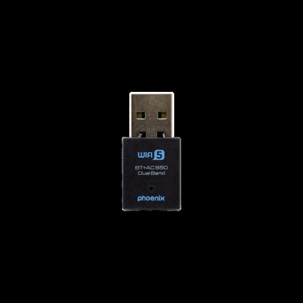 8436583239292 | P/N: WA-650MB | Cod. Artículo: DSP0000027031 Nano adaptador phoenix receptor de red wifi bluetooth 2 en 1 650mbps dual band