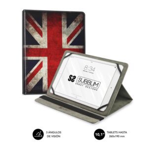 8436586740986 | P/N: SUB-CUT-4TC006 | Cod. Artículo: DSP0000021774 Funda subblim trendy case para tablet 10.1pulgadas england