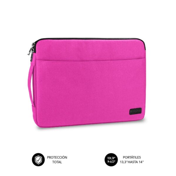 8436586741778 | P/N: SUB-LS-0PS0003 | Cod. Artículo: DSP0000021747 Funda subblim urban laptop sleeve para portatil 13.3pulgadas - 14pulgadas rosa