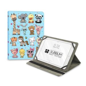 8436586742478 | P/N: SUBCUT-4TC015 | Cod. Artículo: DSP0000021770 Funda subblim trendy case para tablet 11pulgadas animals