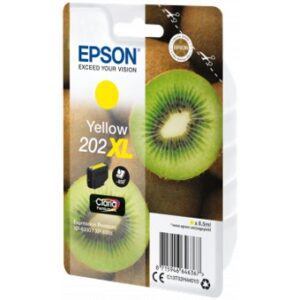 8715946646367 | P/N: C13T02H44010 | Cod. Artículo: T02H44010 Cartucho tinta epson c13t02h44010 singlepack amarillo 202xl claria premium ink xp - 6000 - xp - 6005 kiwi