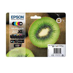 8715946646459 | P/N: C13T02G74010 | Cod. Artículo: T02G740 Multipack cartucho tinta epson 202xl c13t02g74010 5 colores claria kiwi