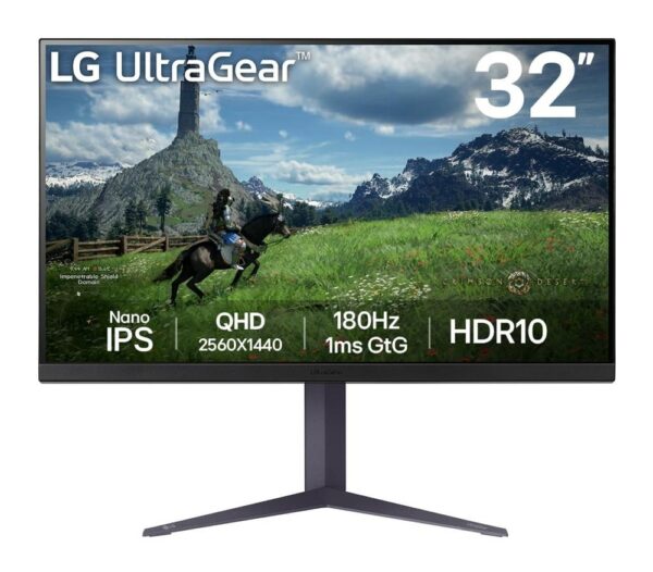 8806096087800 | P/N: 32GS85Q-B | Cod. Artículo: MGS0000023910 Lg 32gs85q 31.5pulgadas 1ms 2560 x 1440 hdmi displayport reg. altura