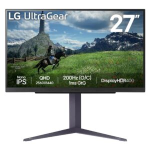 8806096087817 | P/N: 27GS85Q-B | Cod. Artículo: MGS0000023909 Lg 27gs85q 27pulgadas 2560 x 1440 1ms hdmi displayport usb reg. altura