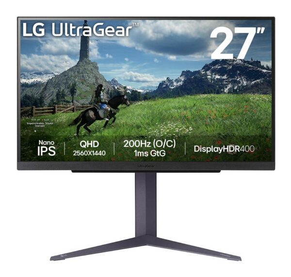 8806096087817 | P/N: 27GS85Q-B | Cod. Artículo: MGS0000023909 Lg 27gs85q 27pulgadas 2560 x 1440 1ms hdmi displayport usb reg. altura