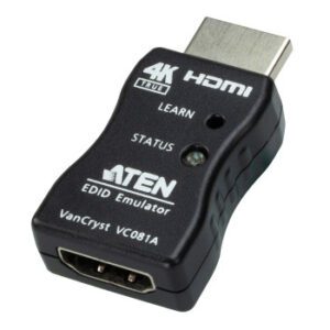 ATEN Adaptador de emulador de EDID HDMI 4K real 4710469340314 | P/N: VC081A-AT | Ref. Artículo: 1351280