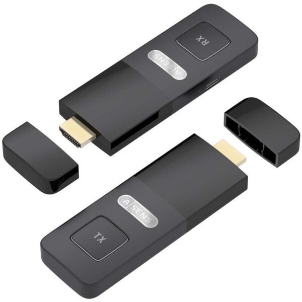 Adaptador de vídeo inalámbrico HDMI a HDMI Aisens ASWL-H2K30M001-BK 8435739901755 ASWL-H2K30M001-BK AIS-TRANSM ASWL-H2K30M001-BK