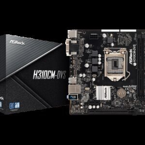 Asrock H310CM-DVS Intel® H310 LGA 1151 (Zócalo H4) micro ATX 4717677336412 | P/N: 90-MXB8K0-A0UAYZ | Ref. Artículo: 952466