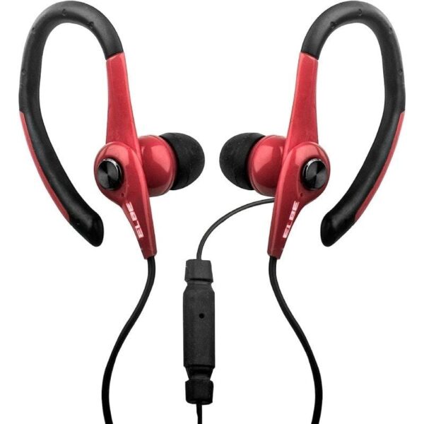 Auriculares Deportivos Elbe AU-107-MIC/ con Micrófono/ Jack 3.5/ Rojos y Negros 8435141904986 AU-107-MIC ELB-AUR AU-107-MIC