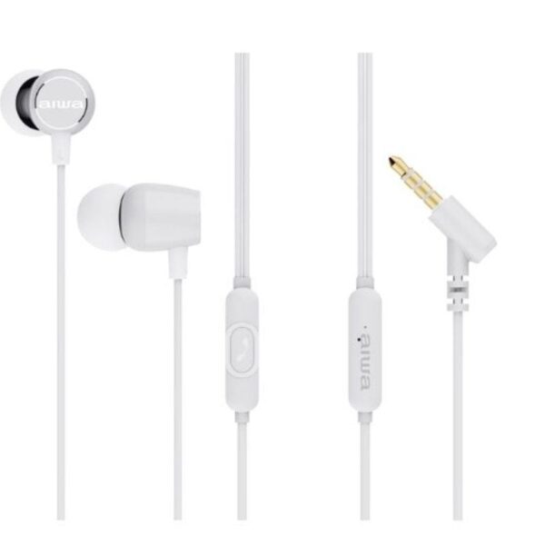 Auriculares Intrauditivos Aiwa ESTM-30WT/ con Micrófono/ Jack 3.5/ Blancos 8435256900323 ESTM-30WT AIW-AUR ESTM-30WT