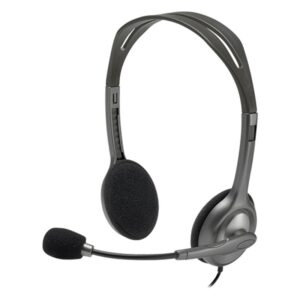 Auriculares Logitech H111/ con Micrófono/ Jack 3.5/ Negros 5099206057340 981-000593 LOG-AUR 981-000593