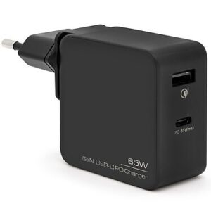 BLUESTORK CARGADOR ULTRACOMPACTO USB-C 65W TECNOLOGIA GAN NEGRO 3760162065046 | P/N: PW-NB-65C-GAN | Ref. Artículo: 1356799