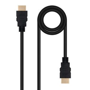 CABLE HDMI NANO CABLE HDMI A/M - HDMI A/M V2.0 1.0M 4K NEGRO 8433281012950 P/N: 10.15.3801 | Ref. Artículo: 10.15.3801