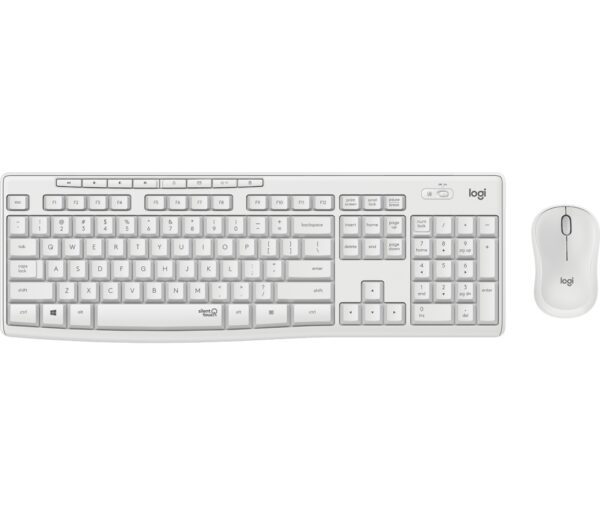 COMBO TECLADO RATON LOGITECH MK295 RF INALAMBRICO BLANCO 5099206092570 920-009822