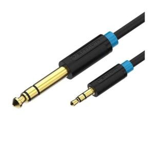 Cable Estéreo Vention BABBD/ Jack 6.5 Macho - Jack 3.5 Macho/ 50cm/ Negro 6922794728257 BABBD VEN-CAB BABBD