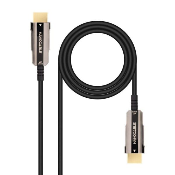 Cable HDMI 2.0 4K Nanocable 10.15.2010/ HDMI Macho - HDMI Macho/ 10m/ Negro 8433281013315 10.15.2010 NAN-CAB 10 15 2010