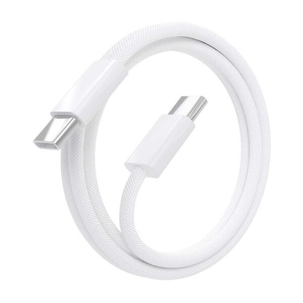 Cable USB 2.0 Tipo-C Aisens A107-0856/ USB Tipo-C Macho - USB Macho/ Hasta 60W/ 480Mbps/ 2m/ Blanco - Imagen 2