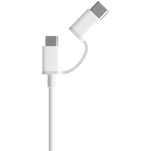 Cable USB 2.0 Xiaomi SJV4083TY/ USB Macho - Micro USB Macho/ USB Tipo-C Macho/ 30cm/ Blanco - Imagen 3