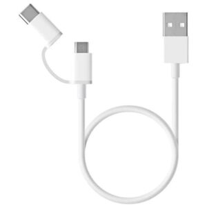 Cable USB 2.0 Xiaomi SJV4083TY/ USB Macho - Micro USB Macho/ USB Tipo-C Macho/ 30cm/ Blanco 6970244524928 SJV4083TY XIA-CAB SJV4083TY