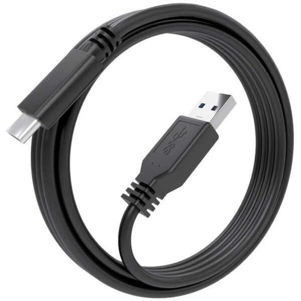 Cable USB 3.1 Tipo-C Aisens A107-0860/ USB Tipo-C Macho - USB Macho/ 10Gbps/ 2m/ Negro - Imagen 2