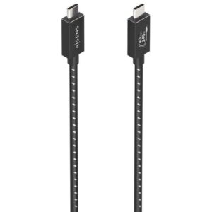 Cable USB 4.0 Tipo-C Aisens A156-0868/ USB Tipo-C Macho - USB Tipo-C Macho/ Hasta 240W/ 40Gbps/ 1.5m/ Gris 8435739901557 A156-0868 AIS-CAB A156-0868