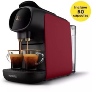 Cafetera de Cápsulas Philips L'Or Barista Sublime LM9012/55/ Compatible cápsulas Nespresso y L'OR/ Negra y Roja/ Incluye 50 Cápsulas 8720389019531 LM9012/55 PHPAE-CAF LOR BAR SUB RD 50C