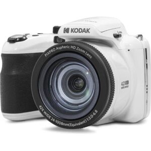 Cámara Digital Kodak Pixpro AZ425/ 20MP/ Zoom Óptico 42x/ Blanca 819900014174 AZ425WH KOD-CAMARA PIXPRO AZ425 WH