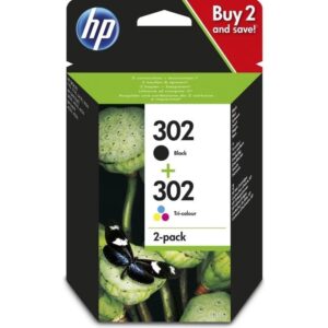 Cartucho de Tinta Original HP nº302 Multipack/ Negro/ Tricolor 190780475898 X4D37AE X4D37AE