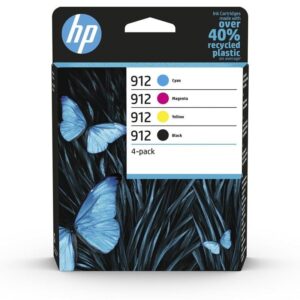 Cartucho de Tinta Original HP nº912 Multipack/ Negro/ Magenta/ Cian/ Amarillo 195122352295 6ZC74AE 6ZC74AE