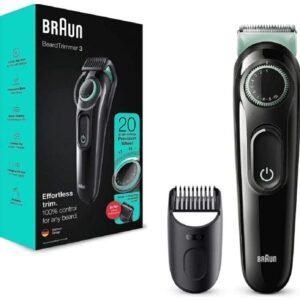 Cortabarbas Braun Beardtrimmer Series 3000 BT3323/ con Batería/ 1 Accesorio 4210201420033 BT3323 BRA-PAE-COR BT3323