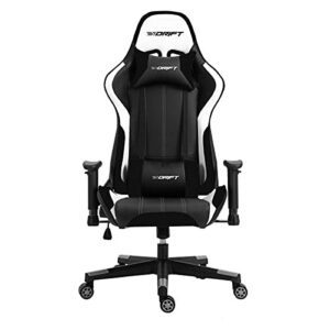 DRIFT DR175 Silla para videojuegos universal Asiento acolchado Negro