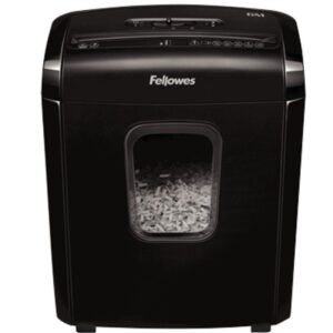 Destructora Fellowes 6M/ Minicorte de 4 x 12mm/ Negra 043859743568 4631101 FELL-DESTRUCTORA 6M