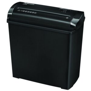 Destructora Fellowes P-25S/ Corte en Tiras de 7mm/ Negra 043859690695 4701001 FELL-DESTRUCTORA P-25S