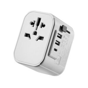 Ewent EW1475 adaptador de enchufe eléctrico Universal Blanco 8052101432268 | P/N: EW1475 | Ref. Artículo: 1382359