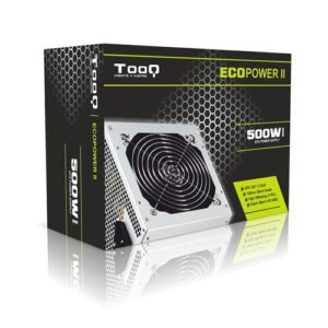 FUENTE ALIMENTACION 500W TOOQ ECOPOWER II 4SATA 12CM ATX 8433281007109 P/N: TQEP-500SSE | Ref. Artículo: TQEP-500SSE