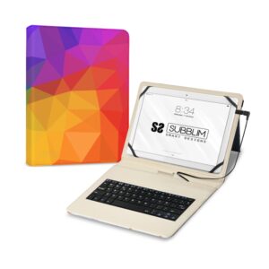 FUNDA TABLET SUBBLIM KEYTAB USB 11" TRIANGULOS 8436586742492 SUBKT1-USB053