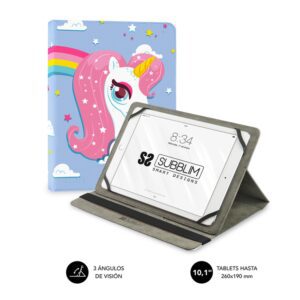 FUNDA TABLET SUBBLIM UNIVERSAL TRENDY CASE UNICORN 10.1" 8436586741365 SUB-CUT-4TC008