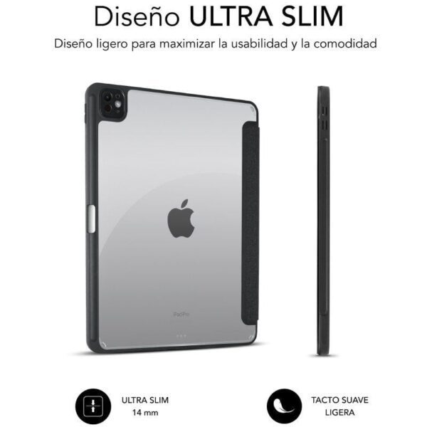 Funda Subblim Clear Shock Case para iPad Pro 11" 2024 M4/ Negra - Imagen 3