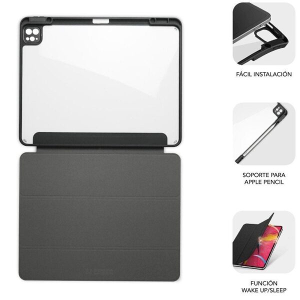 Funda Subblim Clear Shock Case para iPad Pro 11" 2024 M4/ Negra - Imagen 4