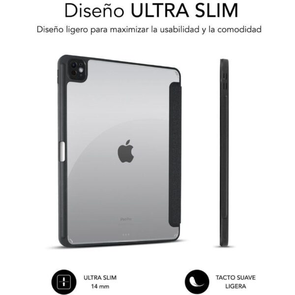 Funda Subblim Clear Shock Case para iPad Pro 12.9" 2024 M4/ Negra - Imagen 5