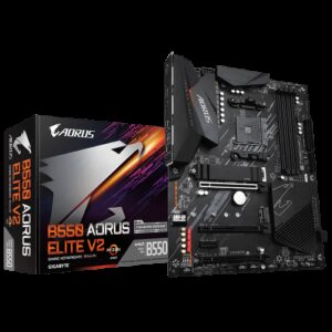 Gigabyte B550 AORUS ELITE V2 placa base AMD B550 Zócalo AM4 ATX 4719331809898 | P/N: GMB55AEL2-00-G | Ref. Artículo: 1338410