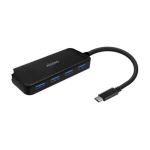 HUB AISENS USB 3.1 USB-C USB-C/M-4XTIPO A/H NEGRO 15CM 8436574708615 A109-0715